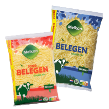 Melkan geraspte kaas